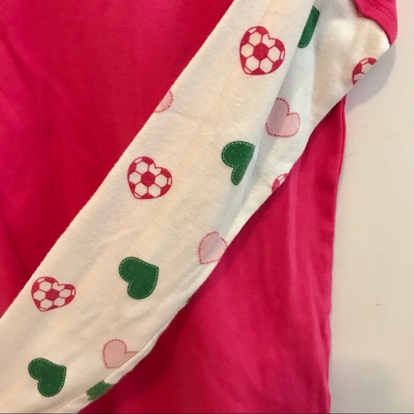 ⭐️3/$15⭐️ Gymboree Girls ‘I ❤️ Soccer’ Longsleeve Tee - Picture 3 of 5